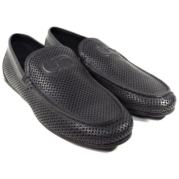 CASADEI ?? MEN\'S BLACK SOFT LEATHER COMFORT SUMMER LOAFERS